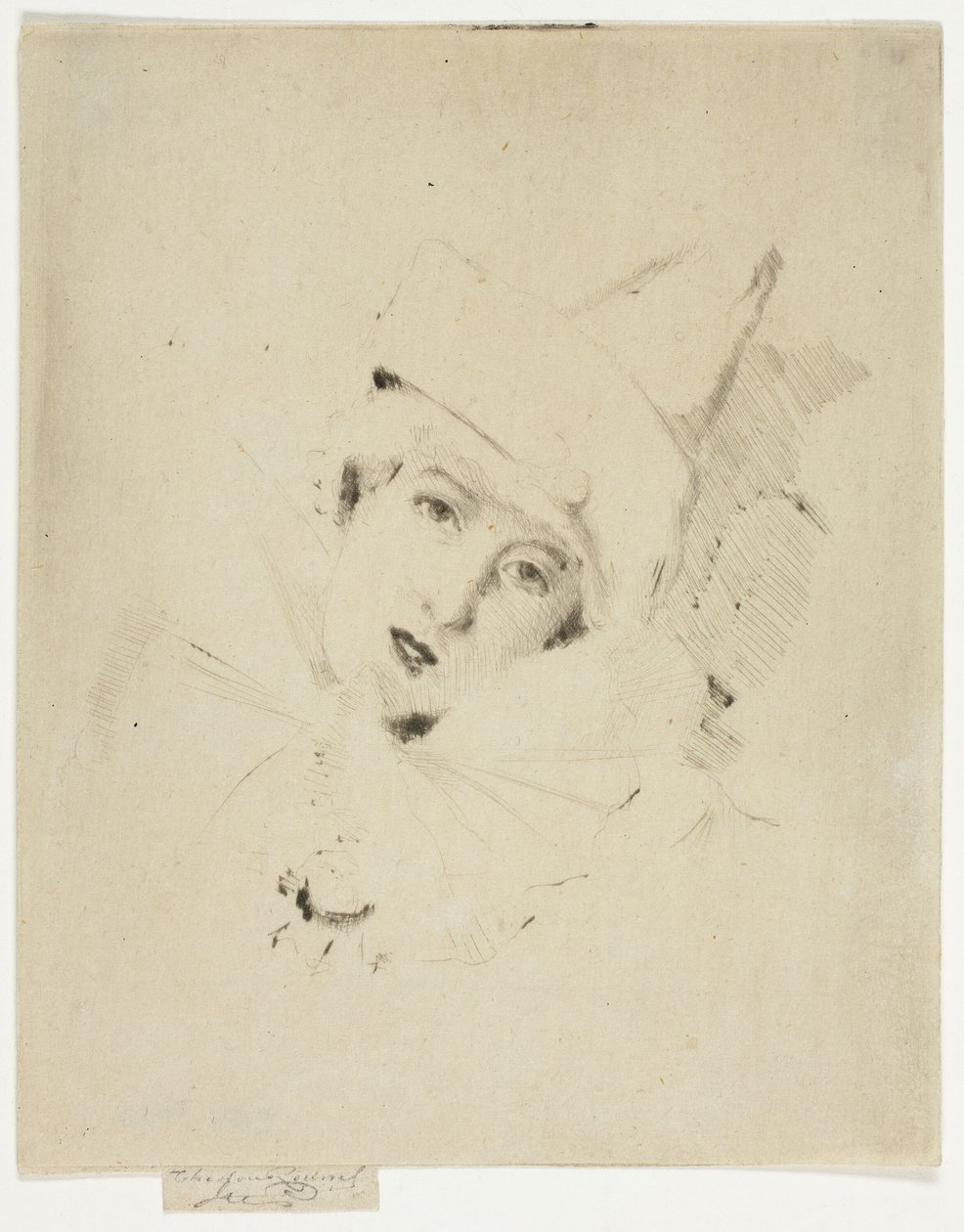 Pierrot, Ritratto della Signora A. C. da Theodore Roussel