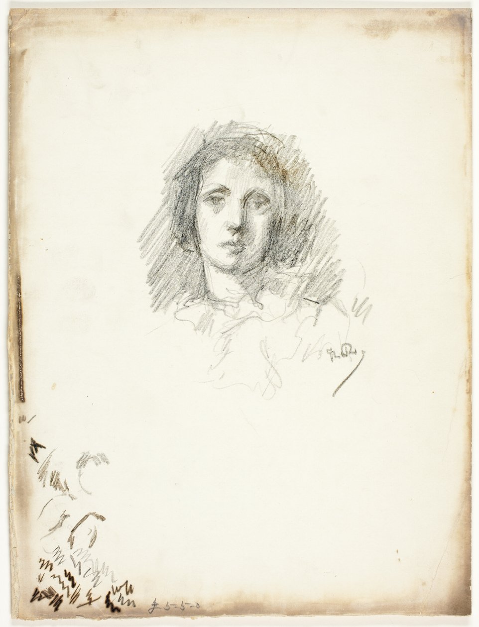 Testa di ritratto da Theodore Roussel