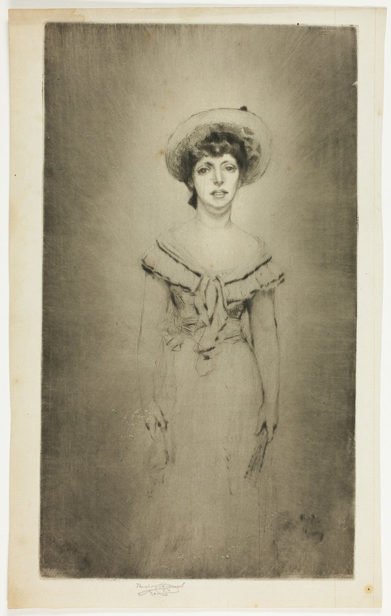 Ritratto di Miss Hetty Pettigrew da Theodore Roussel