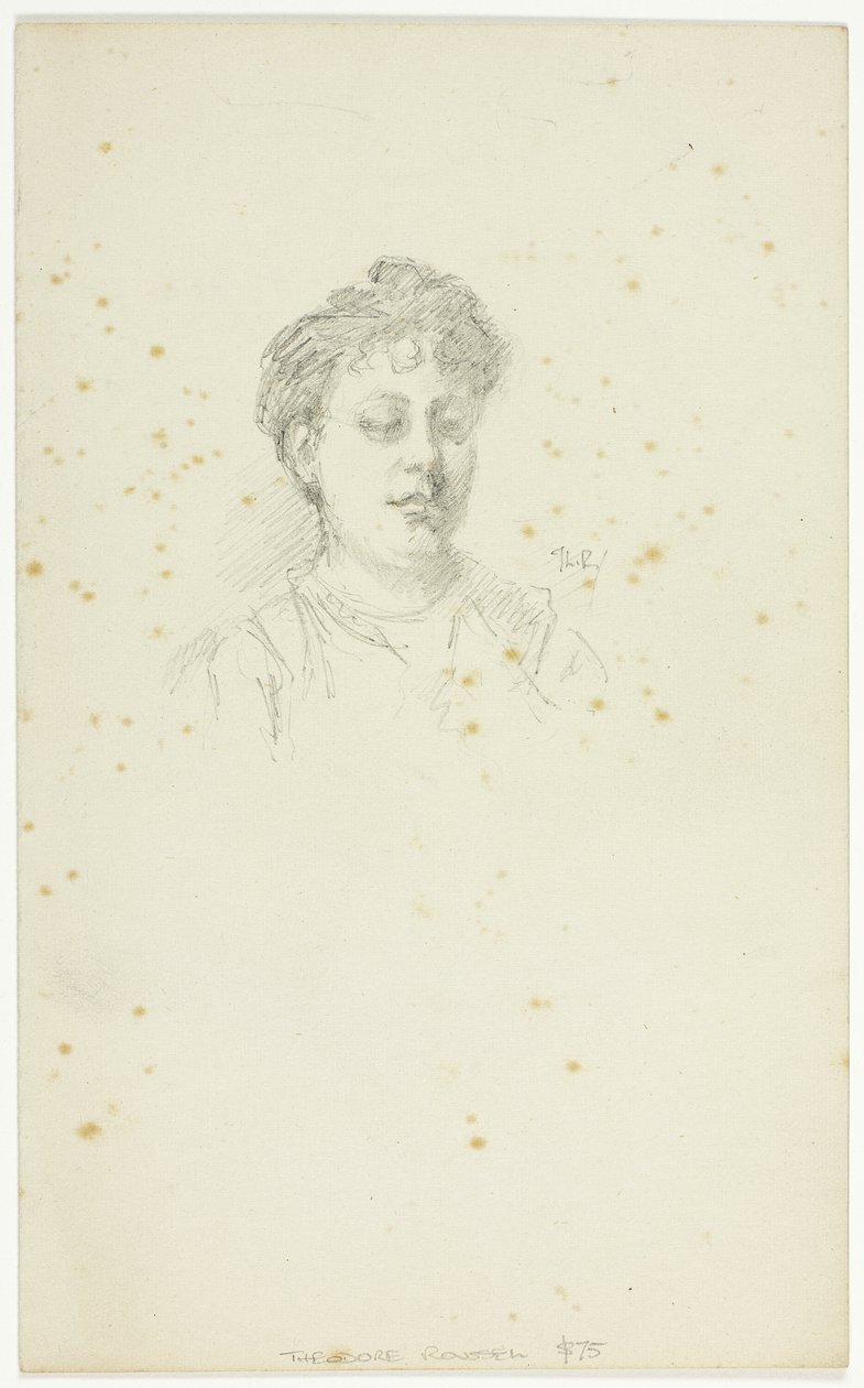 Schizzo di Edith Austin da Theodore Roussel
