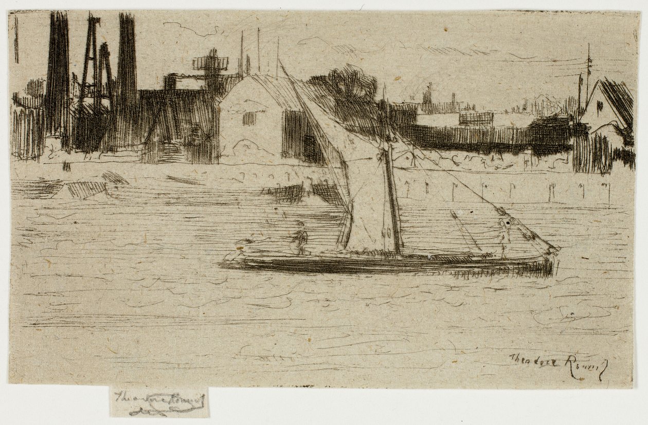 La piccola chiatta, Chelsea da Theodore Roussel