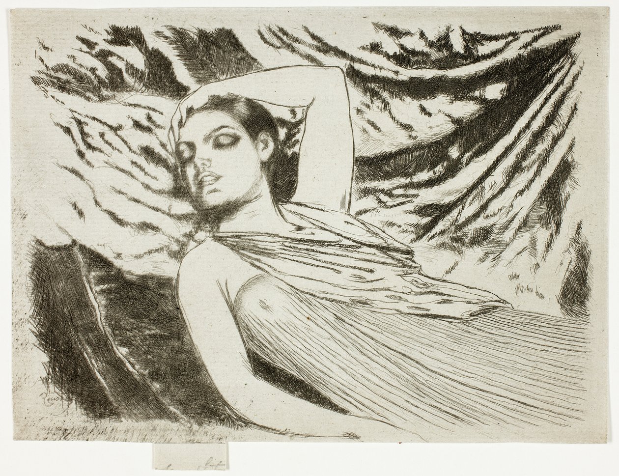 La modella dormiente o La dormiente da Theodore Roussel