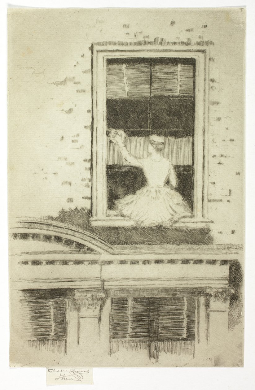 Il pulitore di finestre da Theodore Roussel