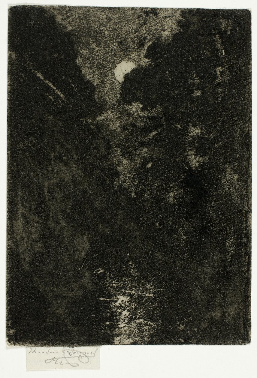 Alberi al chiaro di luna da Theodore Roussel