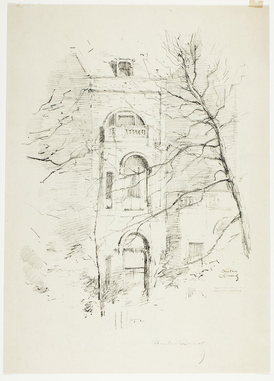 Inverno, una casa a Green Park da Theodore Roussel