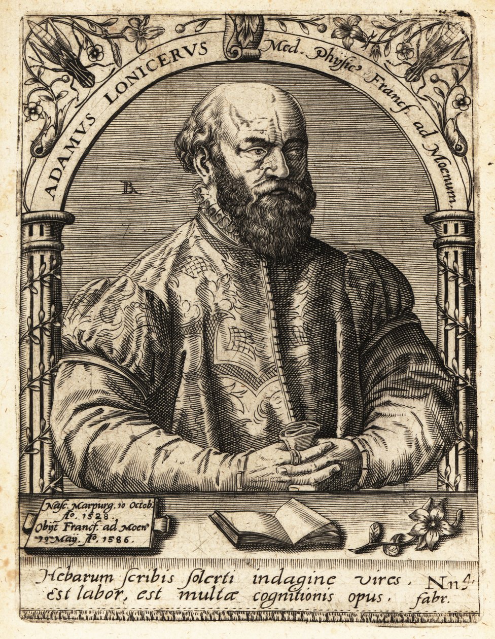 Adam Lonicer o Lonitzer da Theodore de Bry