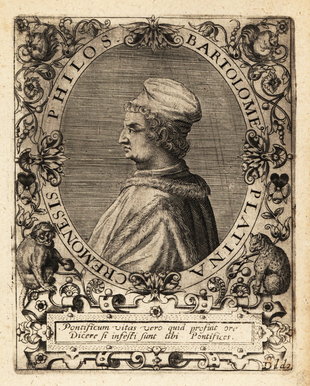 Bartolomeo Sacchi da Theodore de Bry