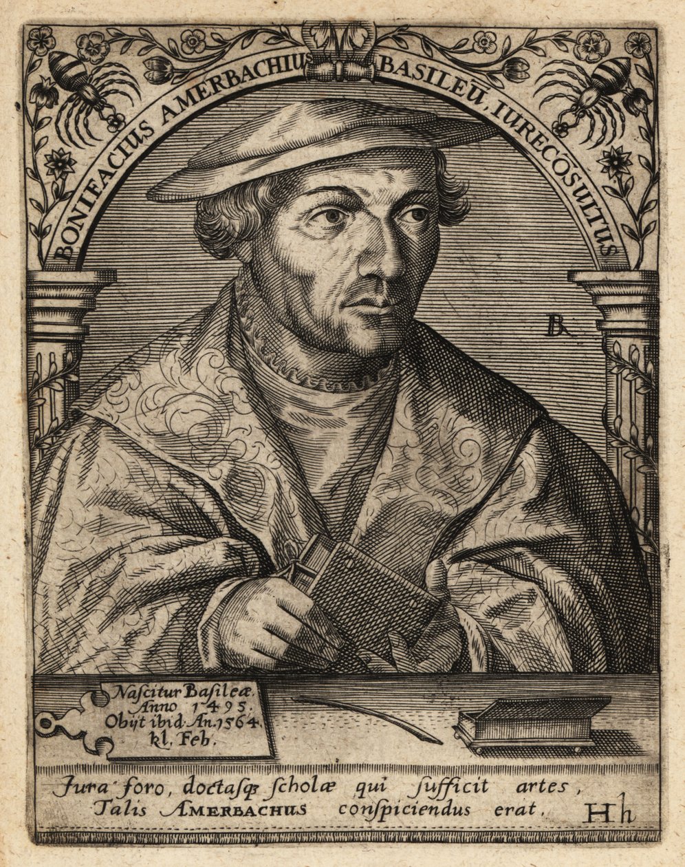 Bonifacius Amerbach da Theodore de Bry