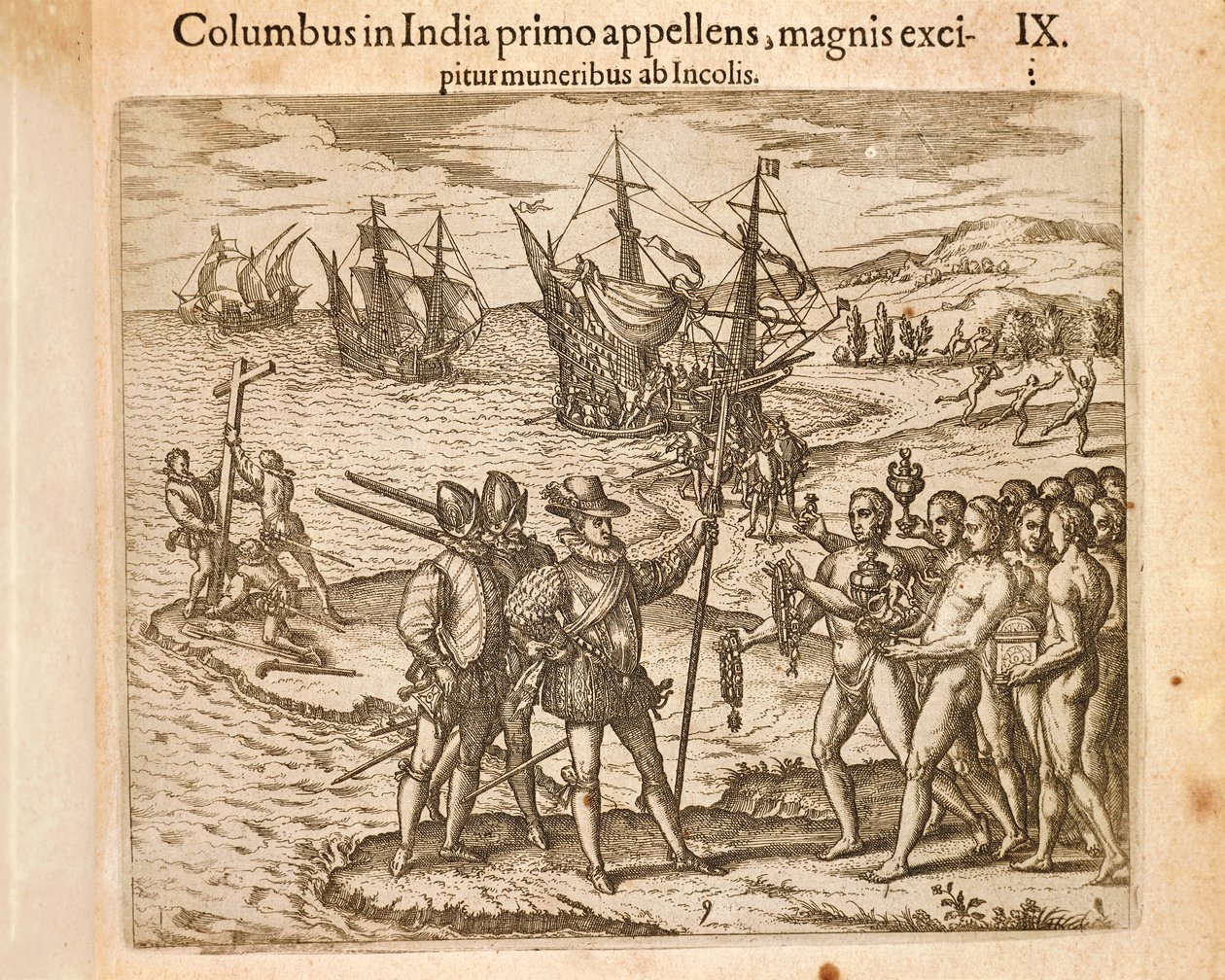 Cristoforo Colombo sbarca sull