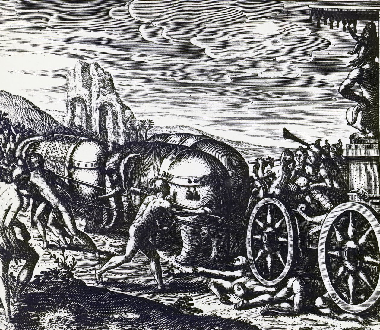 Devoti schiacciati da un carro durante la processione dell