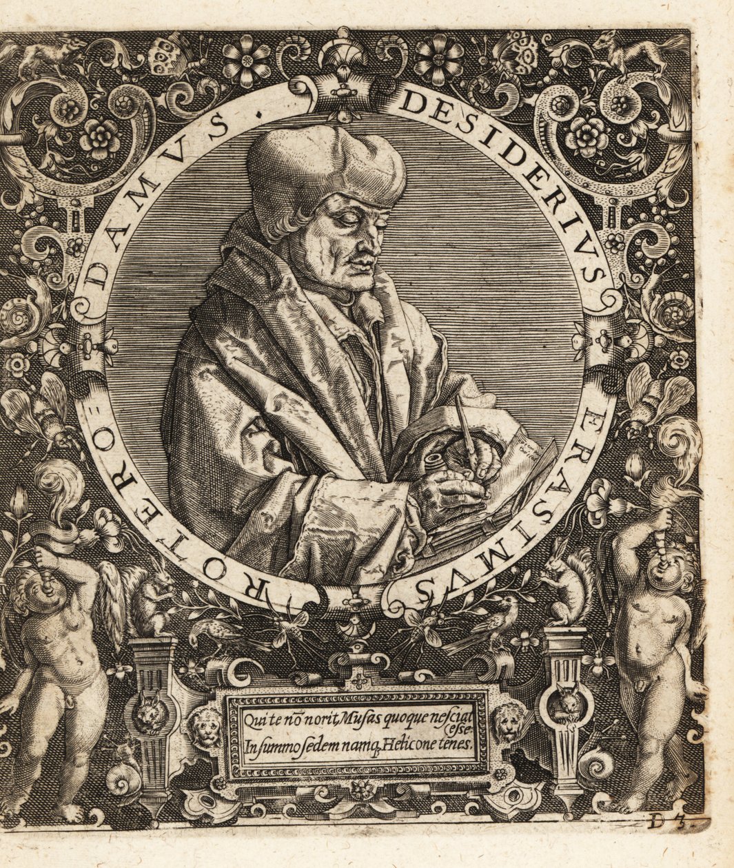 Erasmo da Rotterdam da Theodore de Bry