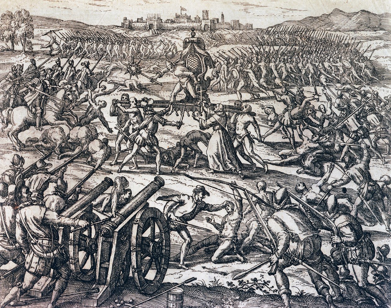 Le truppe di Francisco Pizarro (circa 1475-1541) catturano l