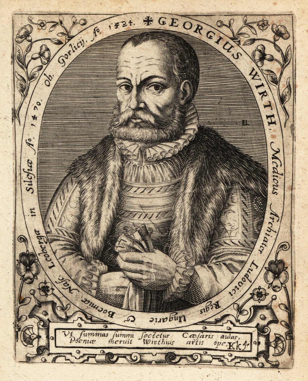 George Wirth, medico tedesco, nato a Gorlice nel 1424 da Theodore de Bry