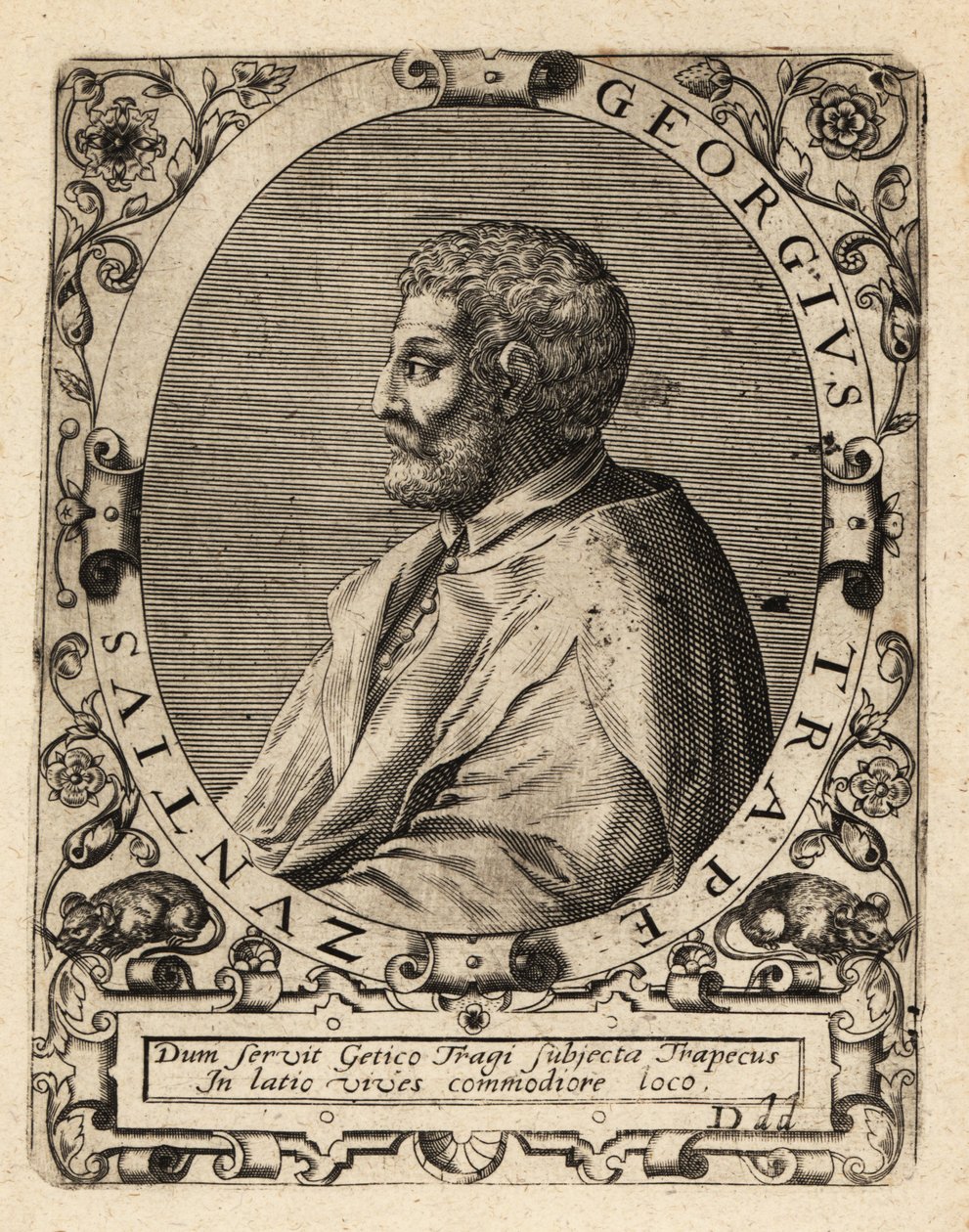 Giorgio di Trebisonda, filosofo greco da Theodore de Bry
