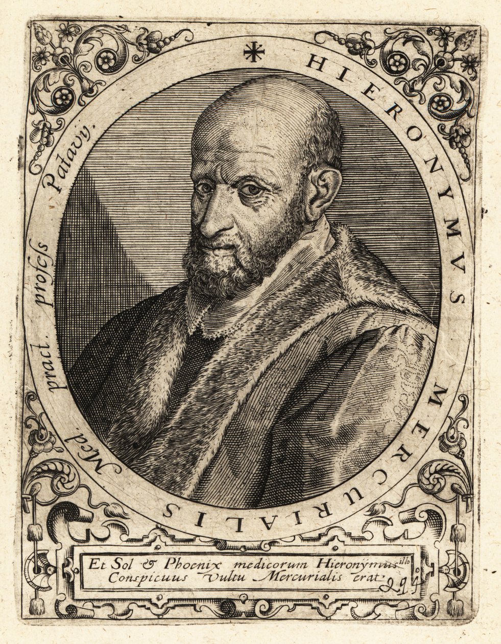 Girolamo Mercuriale, filologo italiano da Theodore de Bry