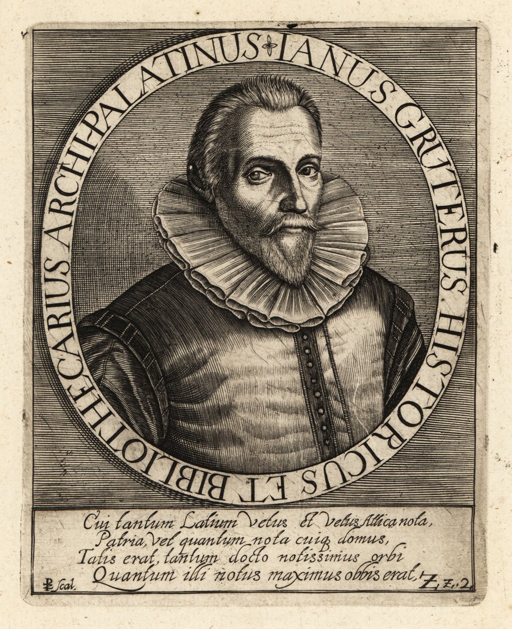 Jan Gruter, filologo fiammingo da Theodore de Bry
