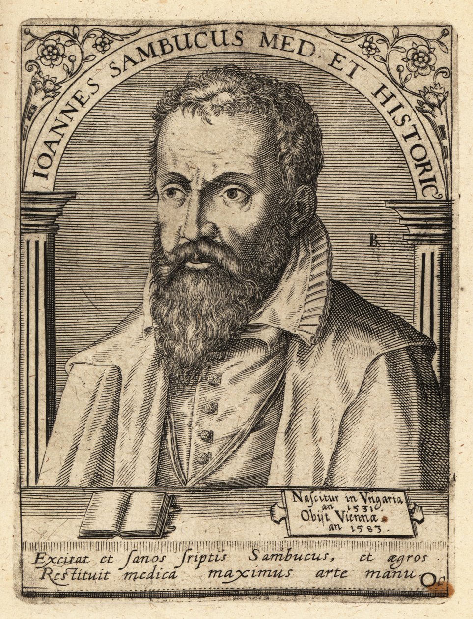 Janos Zsamboky da Theodore de Bry
