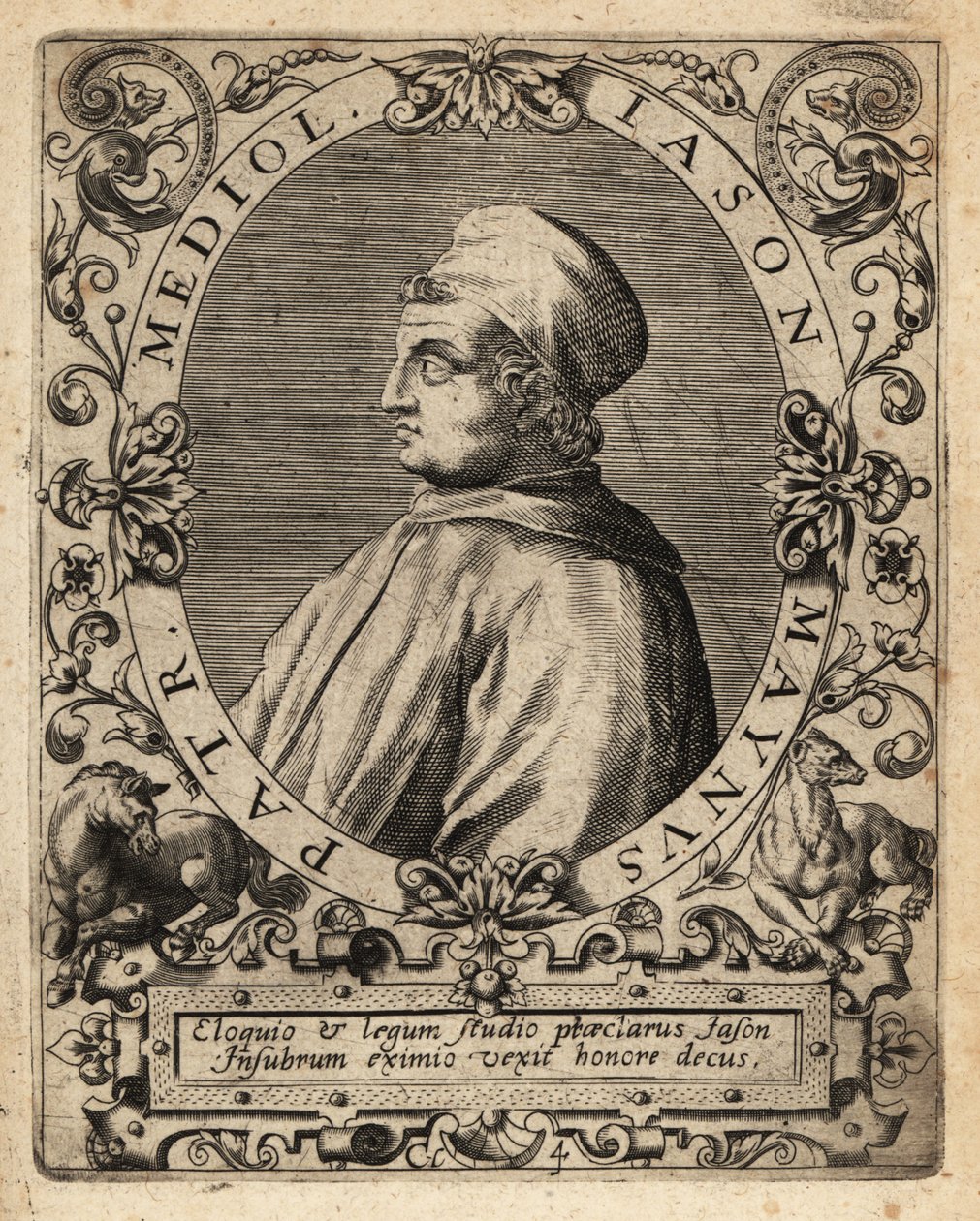 Giasone de Mayno da Theodore de Bry