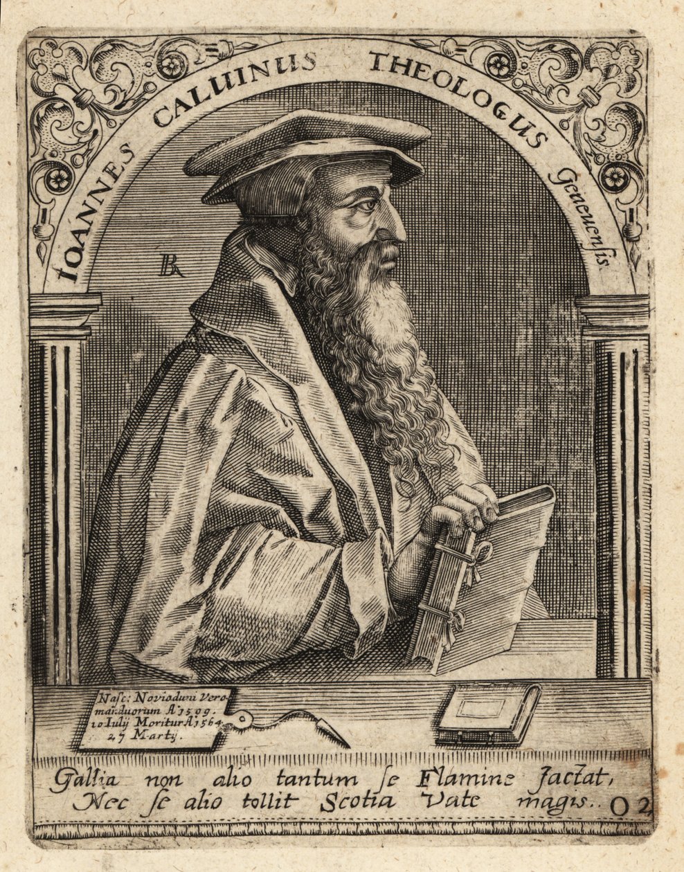 Jean Calvin da Theodore de Bry