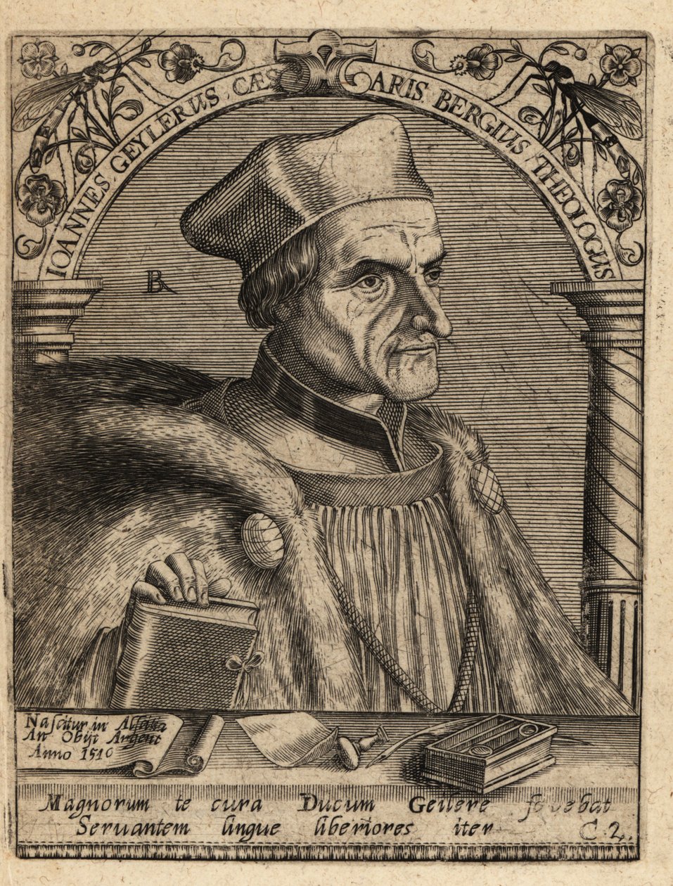 Johann Geiler von Kaisersberg da Theodore de Bry