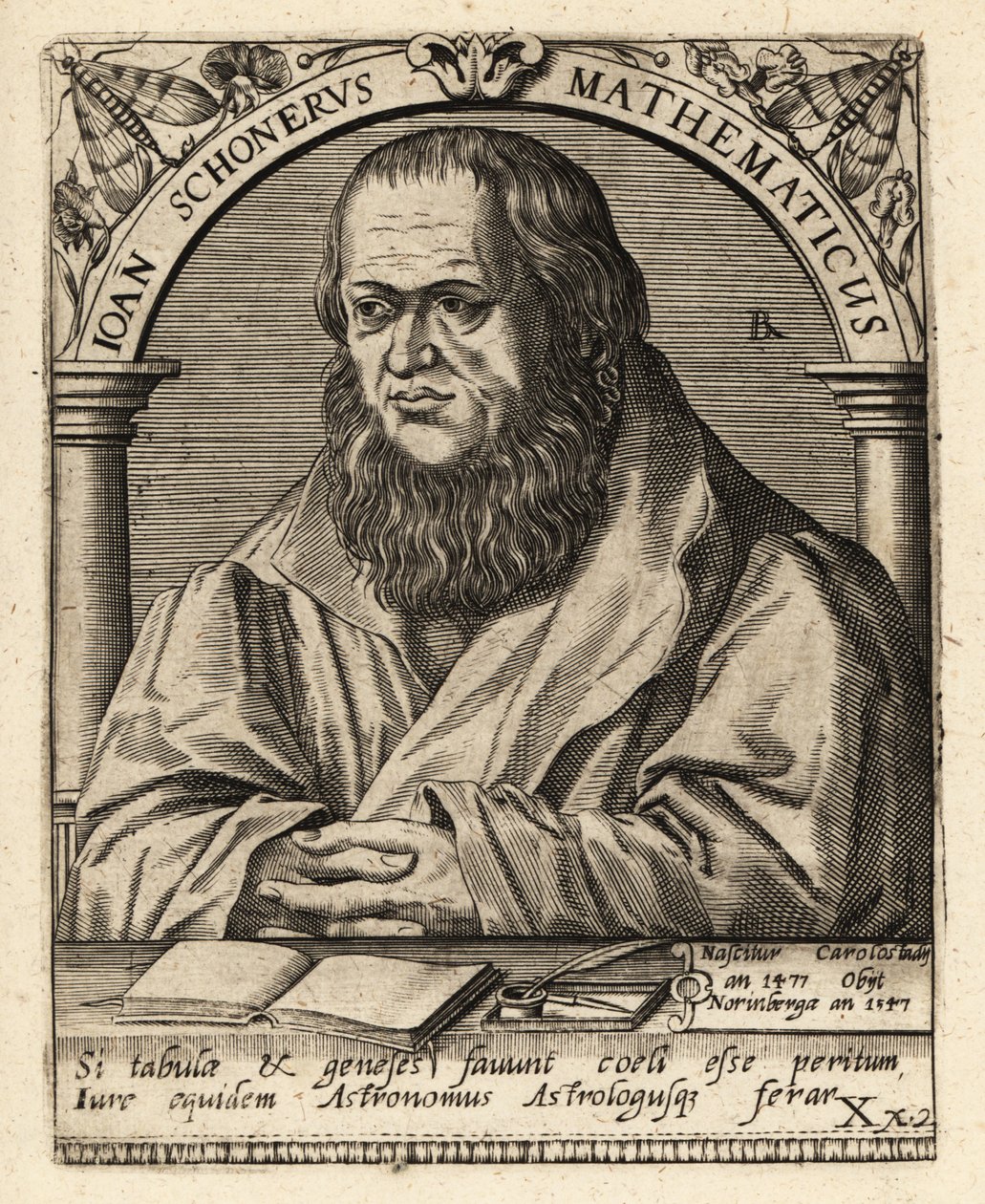 Johannes Schoner, polimata tedesco da Theodore de Bry