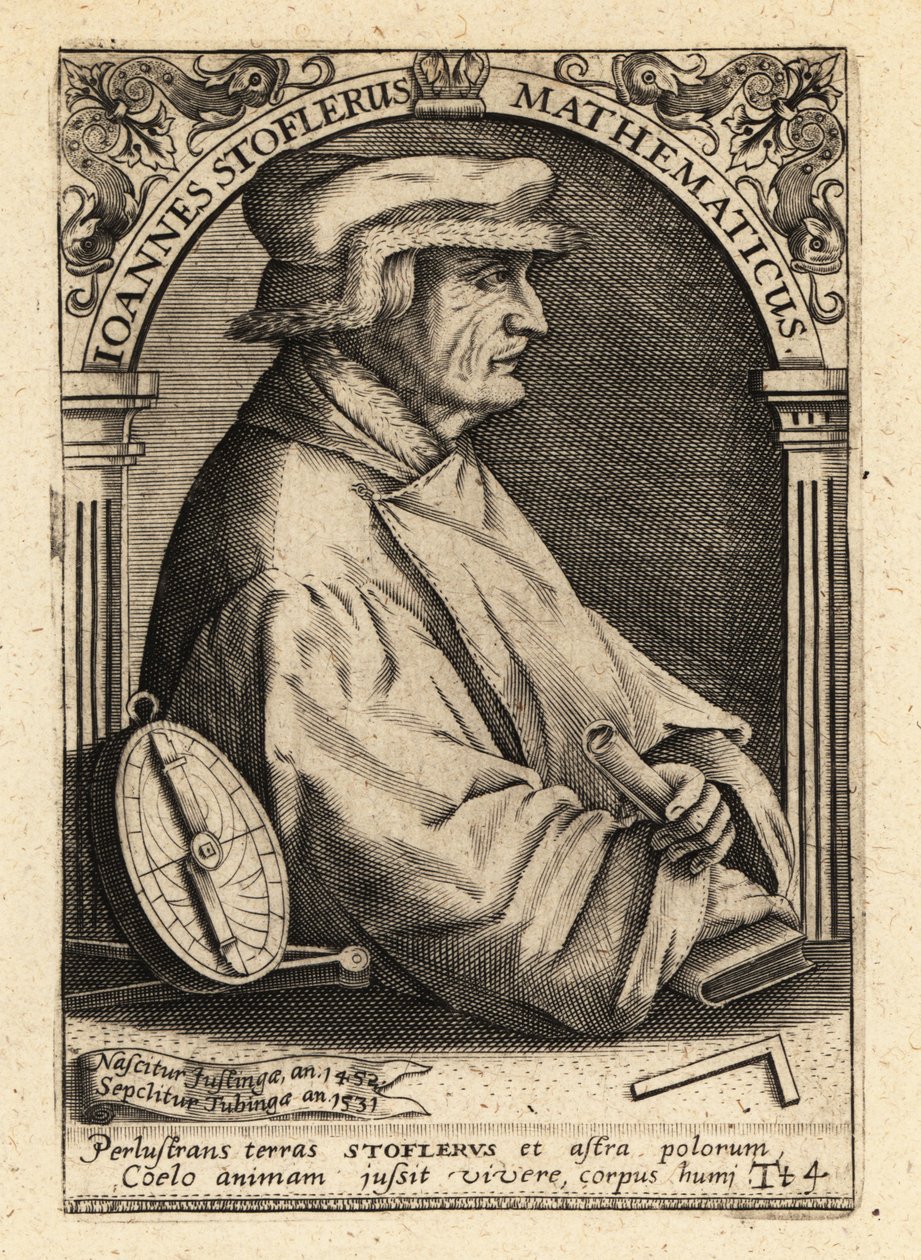 Johannes Stoffler, matematico tedesco da Theodore de Bry