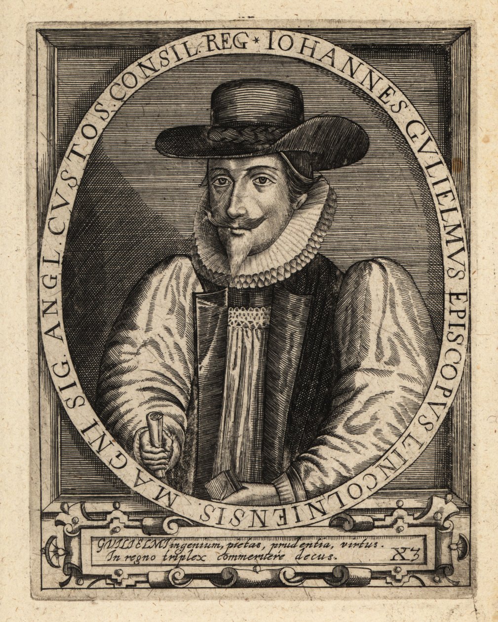 John Williams, Arcivescovo di York da Theodore de Bry