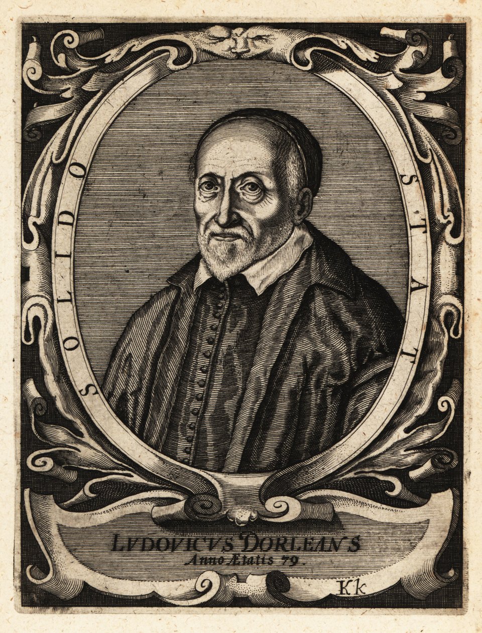Louis Dorleans, poeta e pamphleteer francese da Theodore de Bry