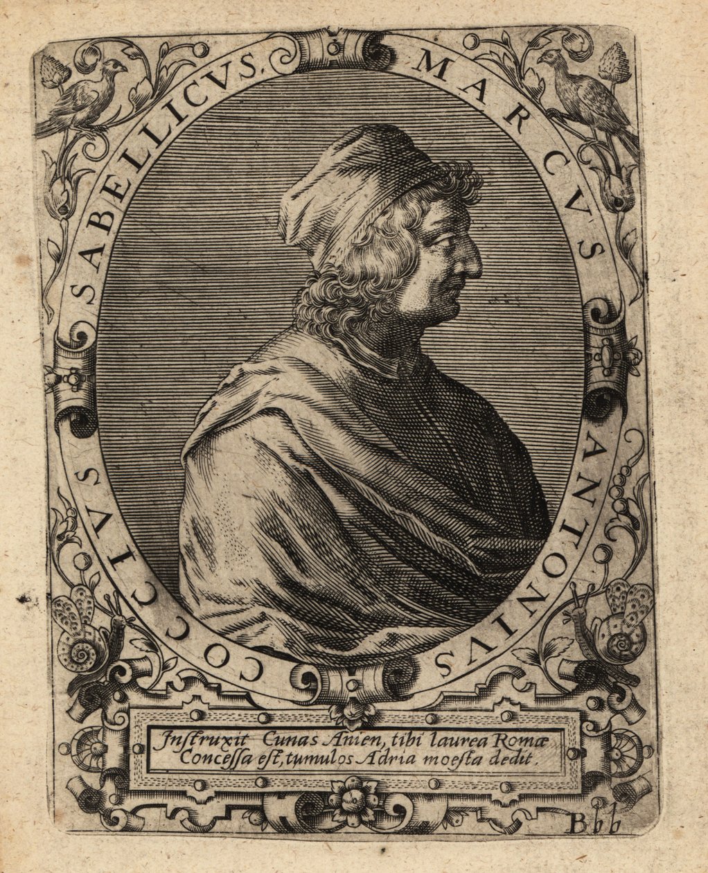 Marco Antonio Coccio Sabellico, studioso italiano da Theodore de Bry