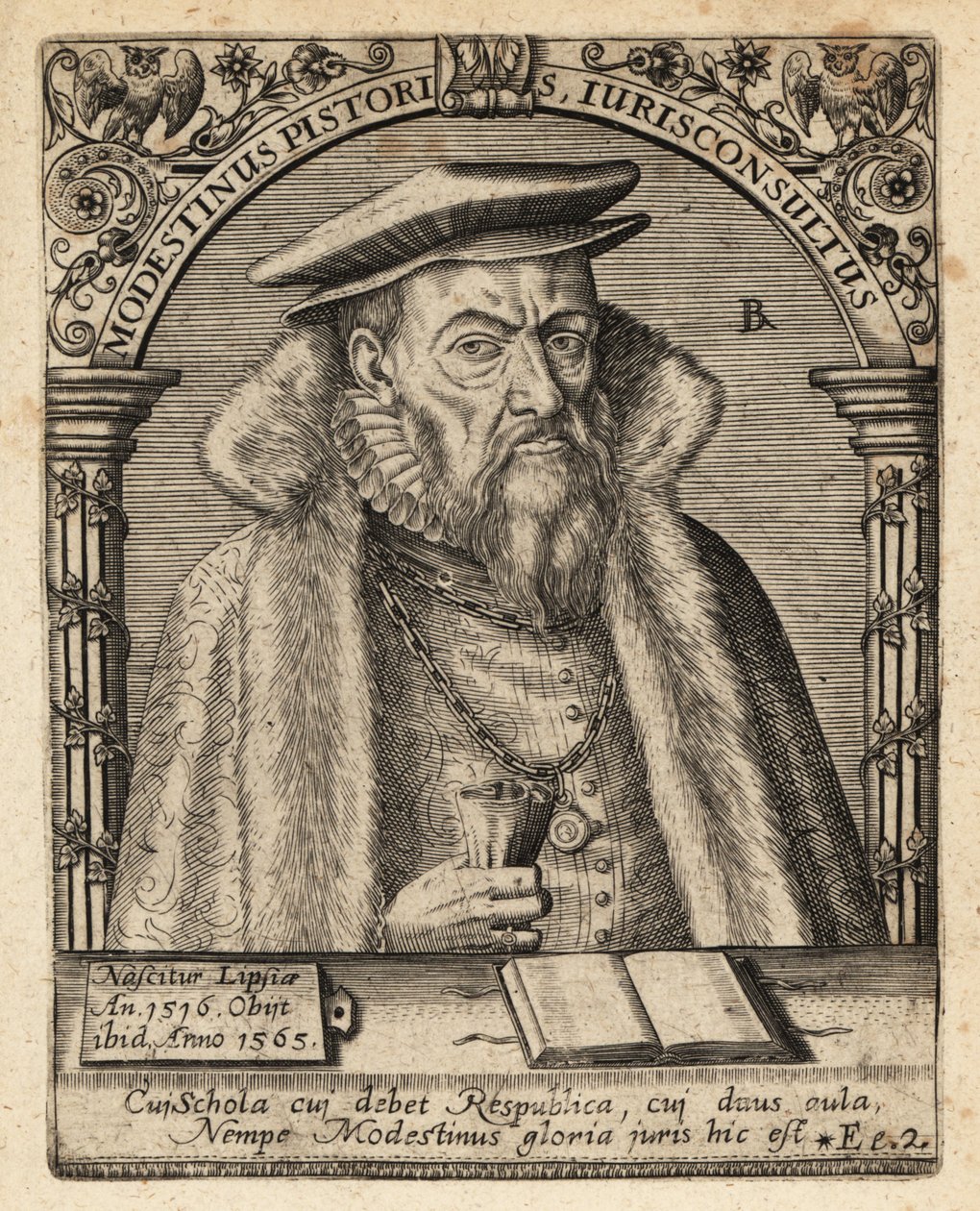 Modestinus Pistoris da Theodore de Bry