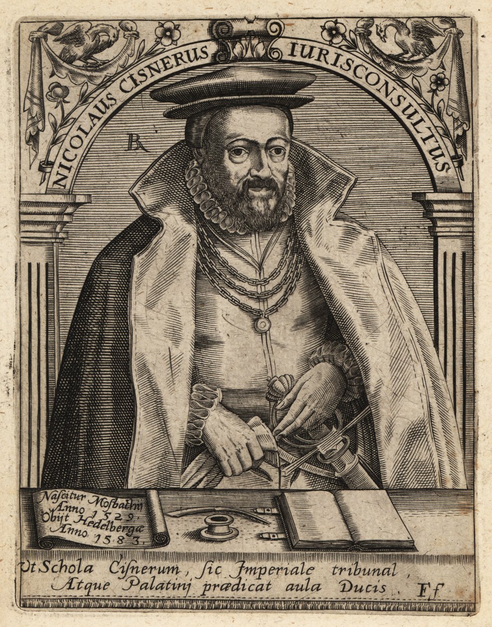 Nikolaus Cisnerus da Theodore de Bry