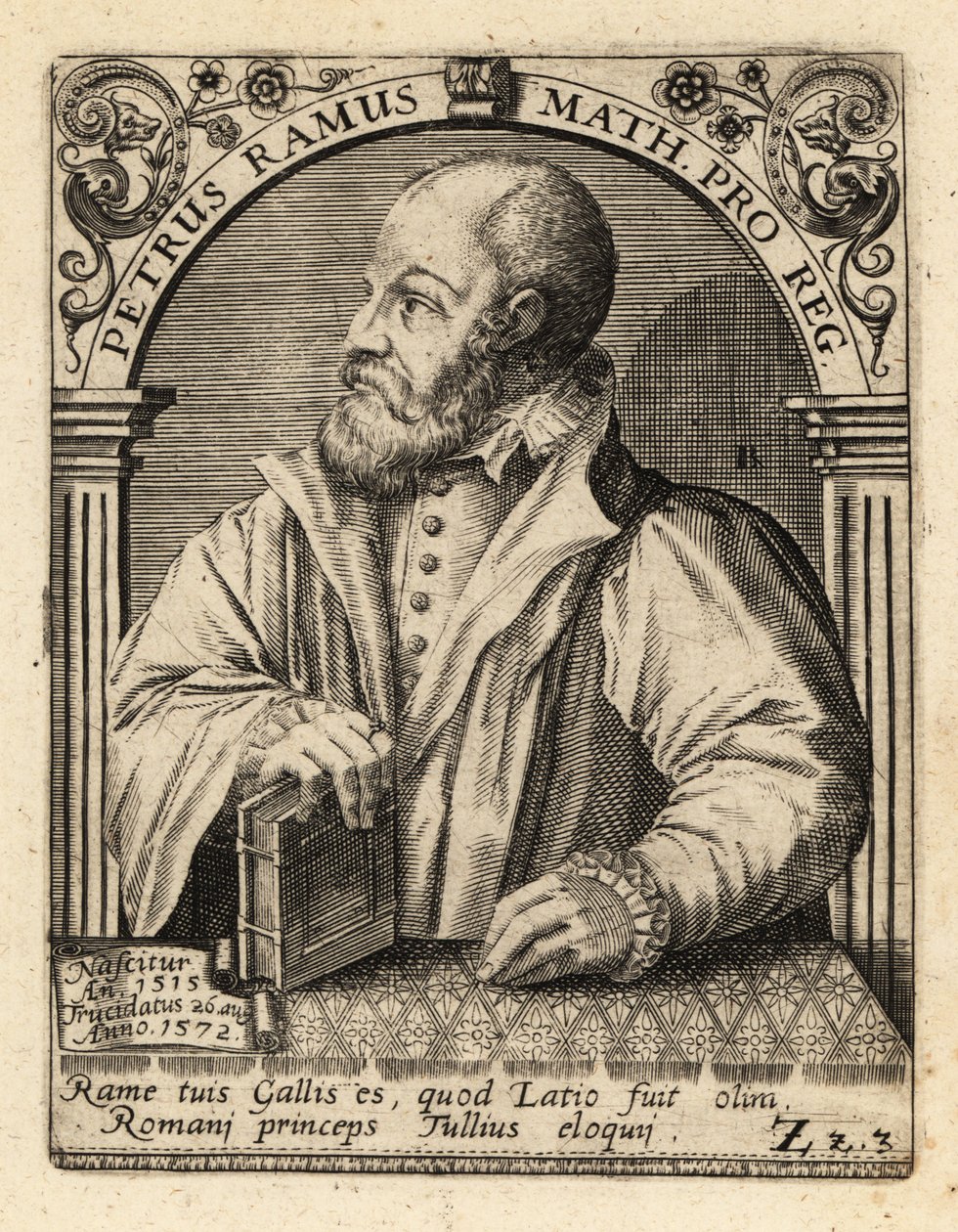 Pietro Ramus, umanista francese da Theodore de Bry