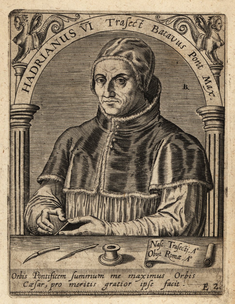 Papa Adriano VI da Theodore de Bry