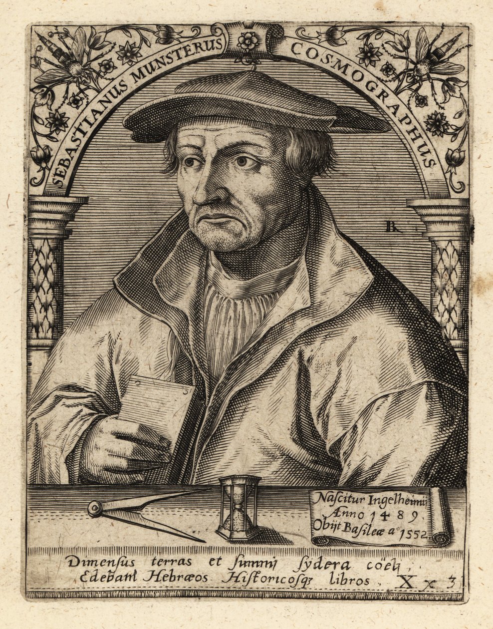 Sebastian Munster, cosmografo tedesco da Theodore de Bry