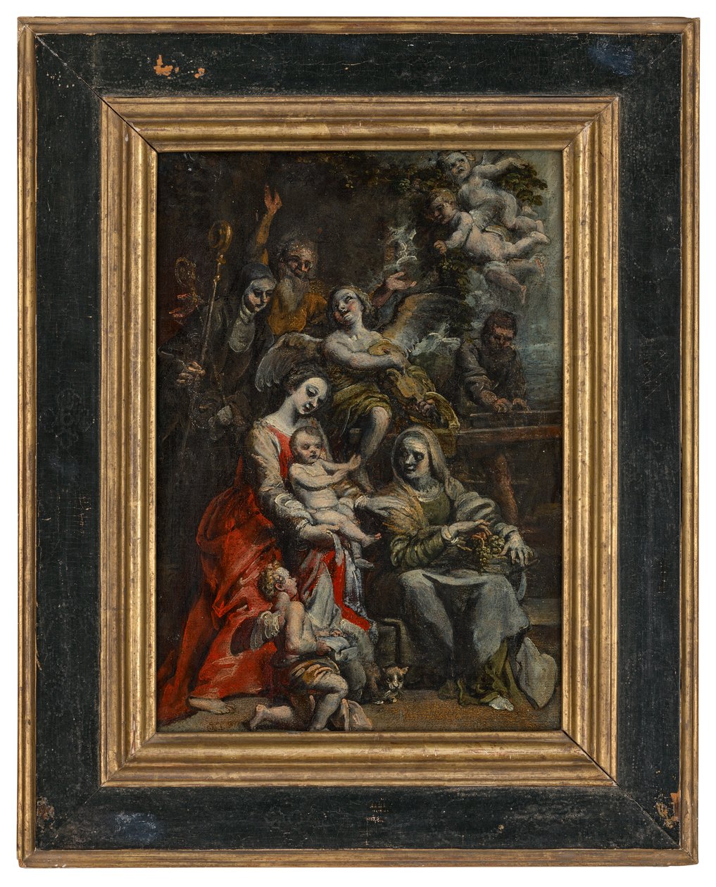 La Sacra Famiglia con Sant