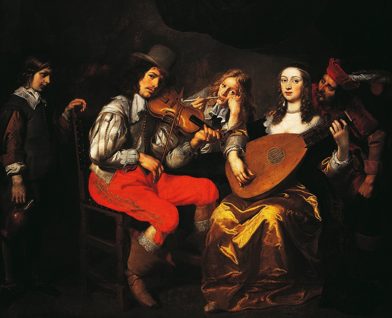 Il concerto, di Theodor van Thulden, circa 1650 da Theodore van Thulden