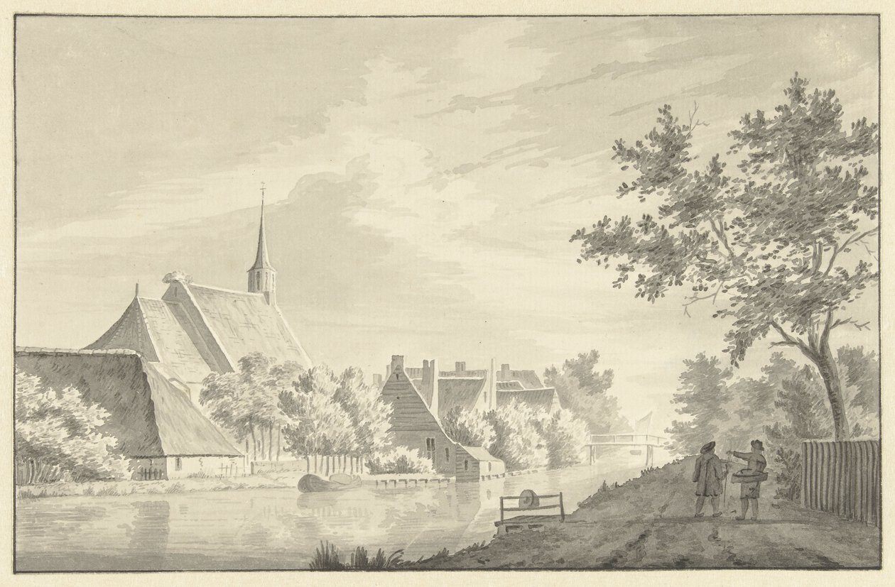 Il villaggio di Molenaarsgraaf da Theodorus Cornelis Schutter