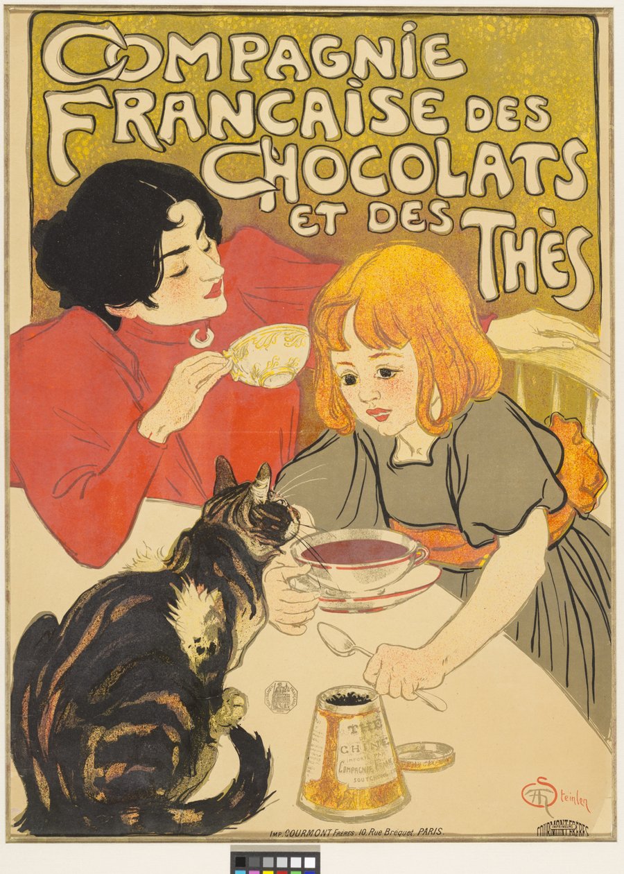 Compagnia francese dei cioccolati e dei tè da Théophile Alexandre Steinlen