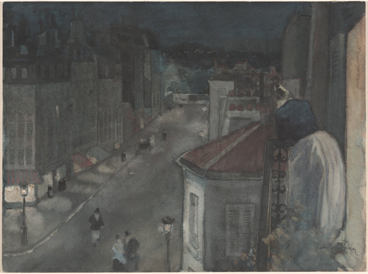 Dal sesto piano da Théophile Alexandre Steinlen