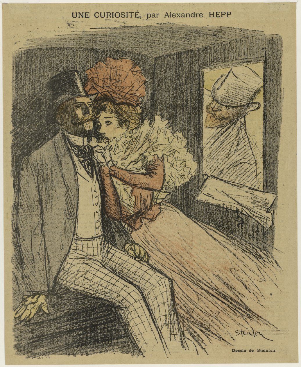 Gil Blas Illustré: Una curiosità, di Alexandre Hepp da Théophile Alexandre Steinlen