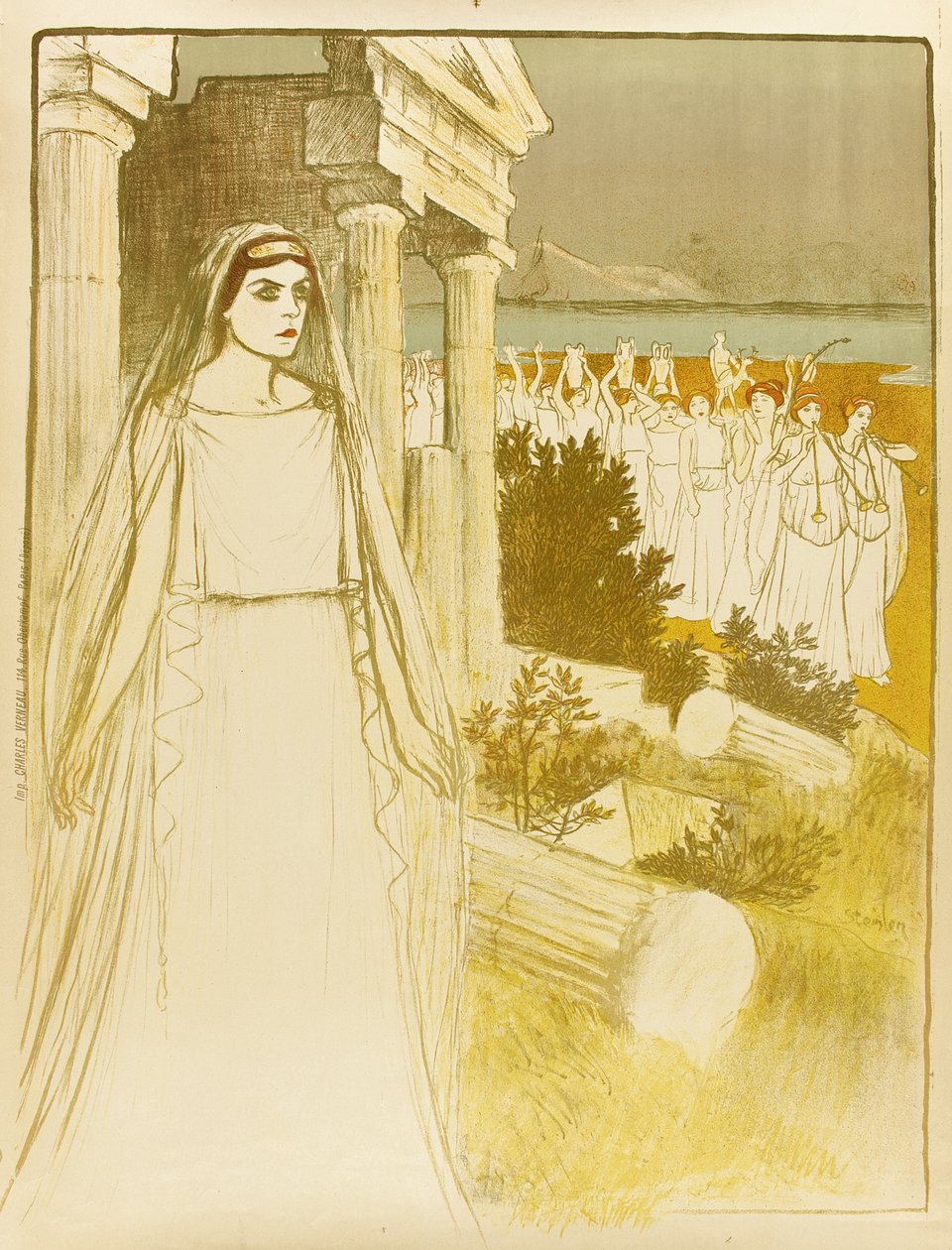 Hellé. Opera in 4 atti da Théophile Alexandre Steinlen