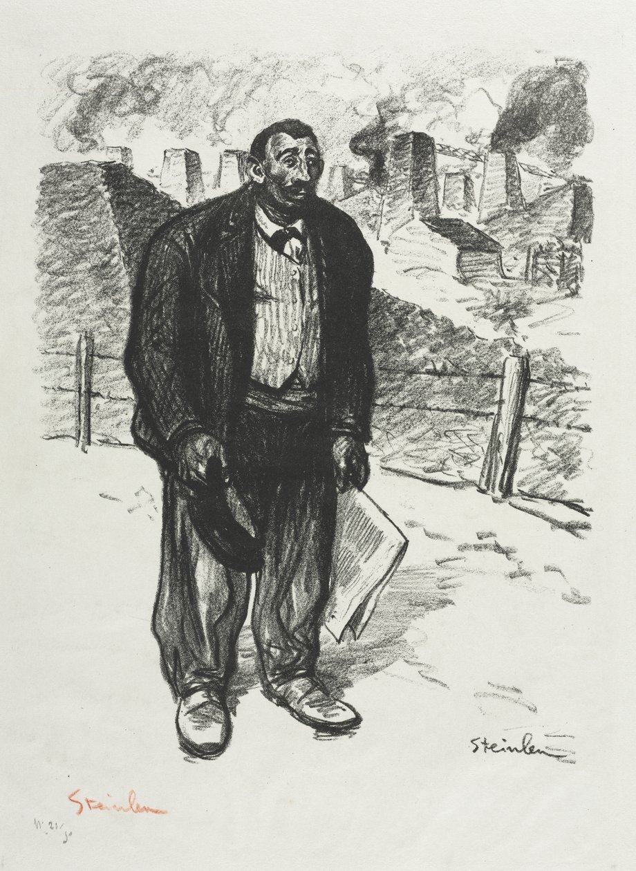 Il lavoratore onesto da Théophile Alexandre Steinlen