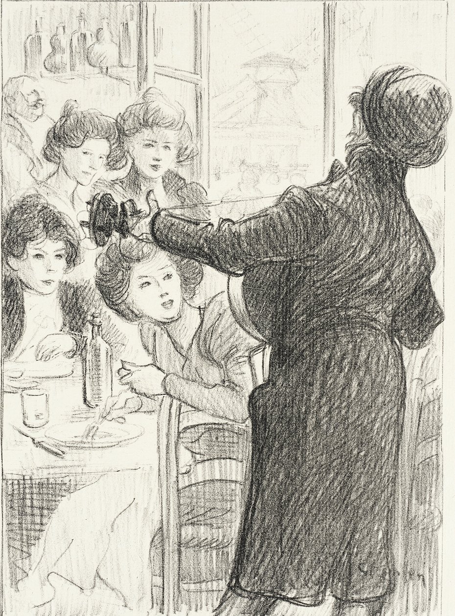 Il Cantore dei Boschi da Théophile Alexandre Steinlen