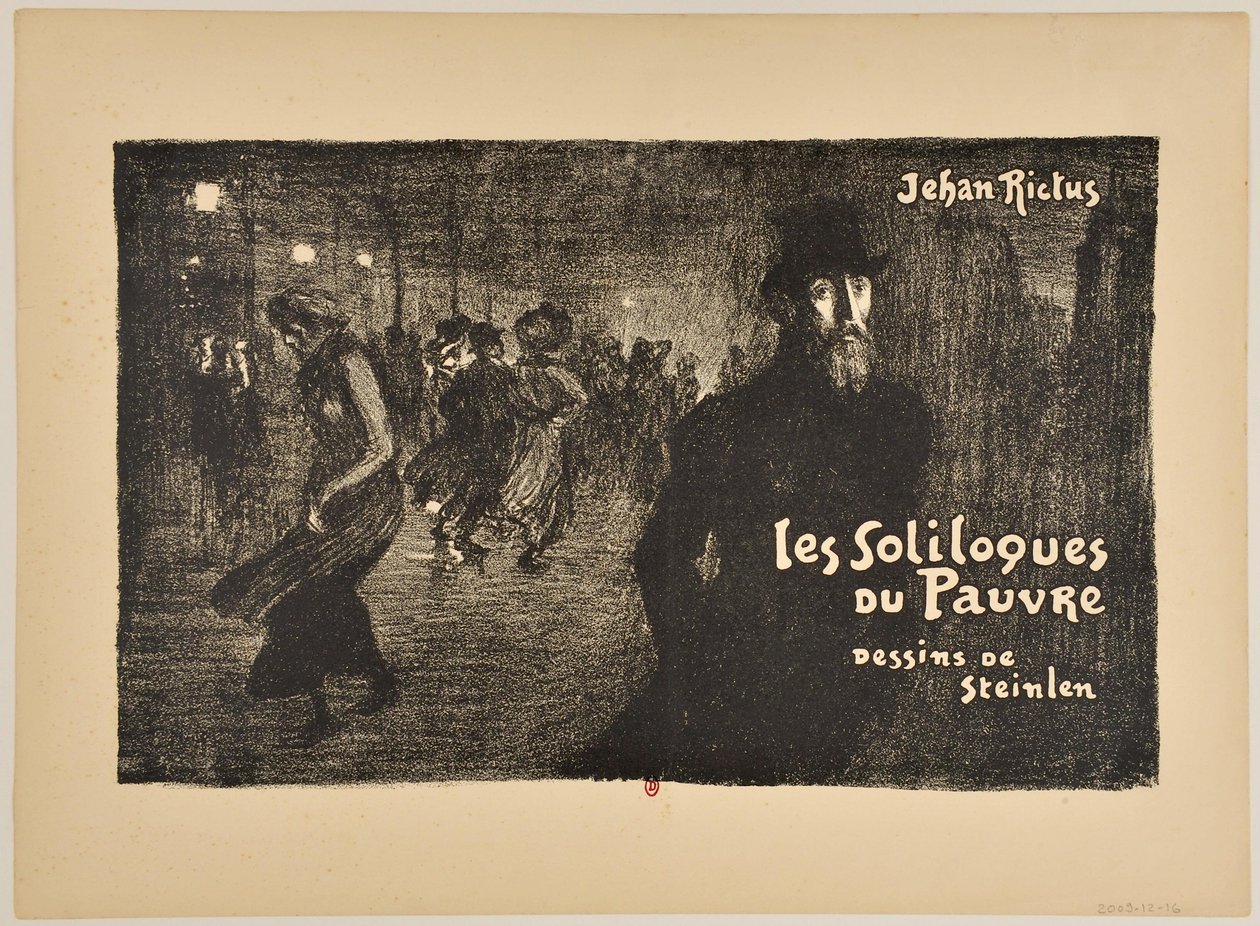 [I soliloqui del povero] da Théophile Alexandre Steinlen