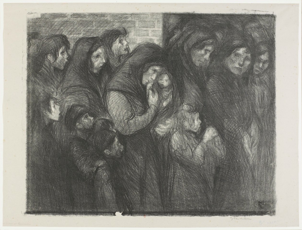 [Le vedove di Courrières] da Théophile Alexandre Steinlen