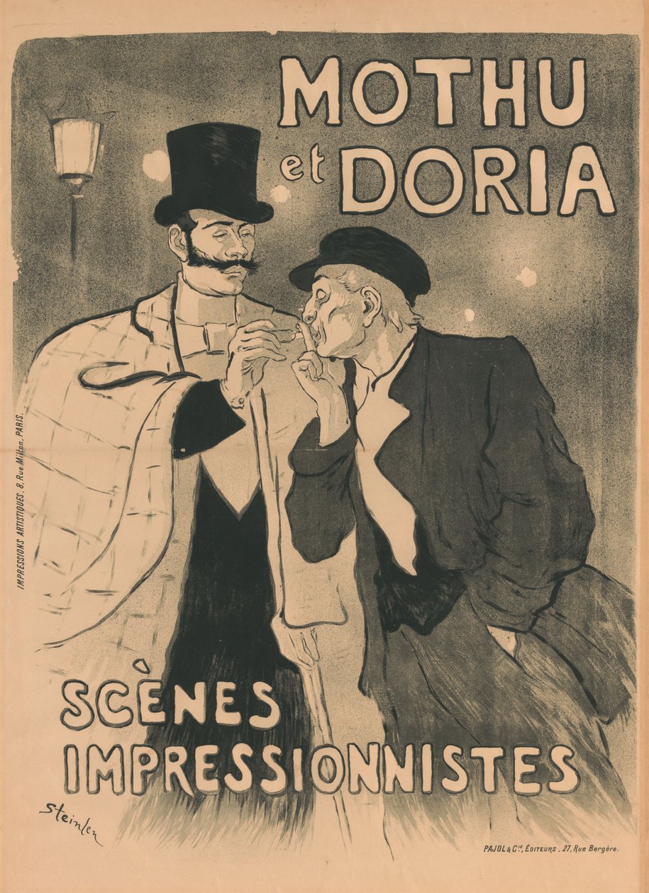 Mothu e Doria da Théophile Alexandre Steinlen