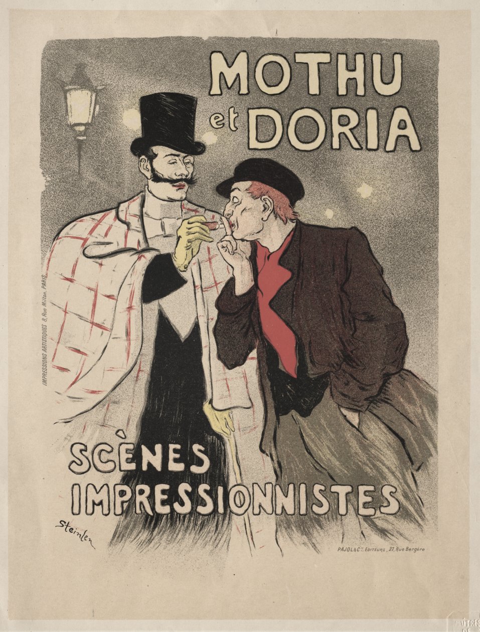 Mothu e Doria - scene impressioniste da Théophile Alexandre Steinlen