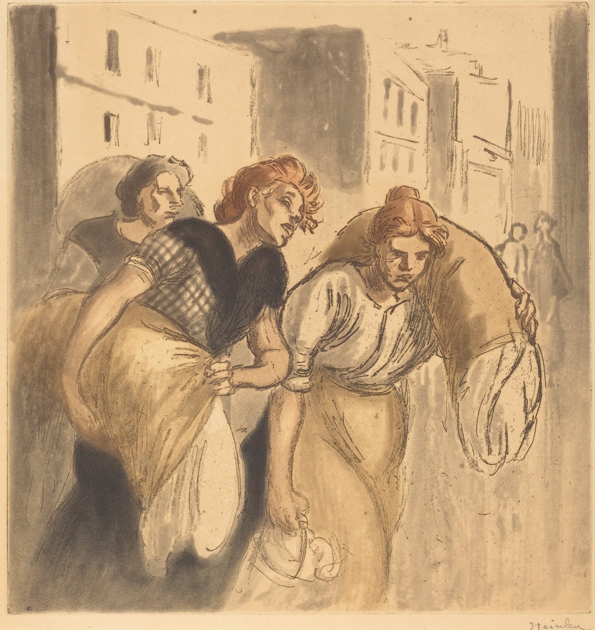 Ritorno dalla Lavanderia da Théophile Alexandre Steinlen
