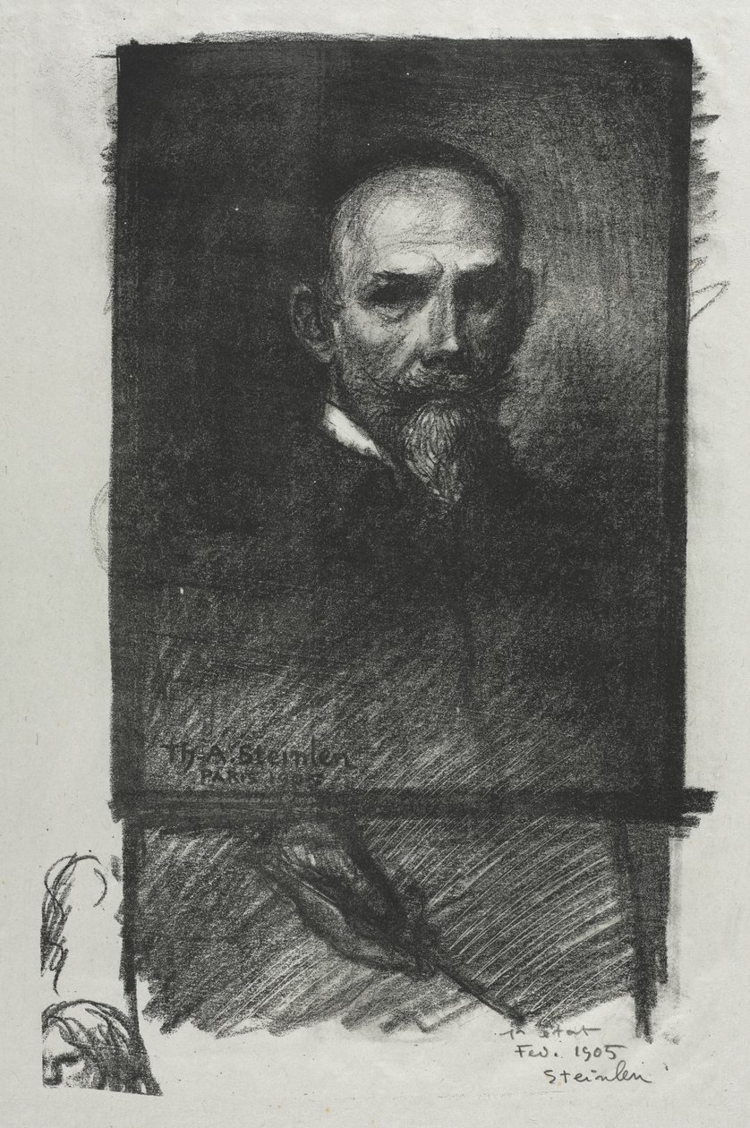 Autoritratto da Théophile Alexandre Steinlen