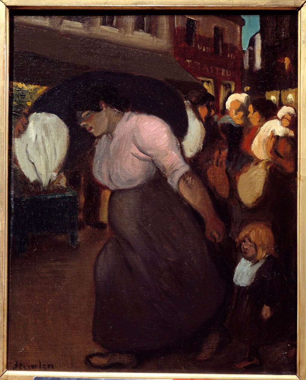 La macchina da bucato da Théophile Alexandre Steinlen